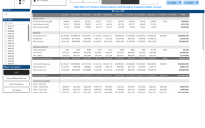 ODA Lease Operating Statement